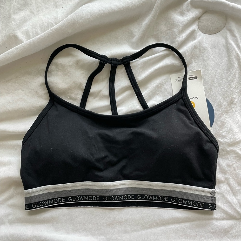 strappy sports bra